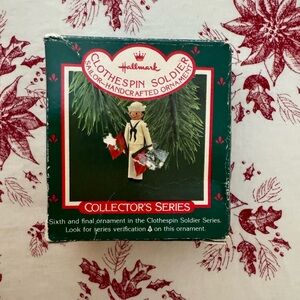 Clothespin Soldier Series Ornament